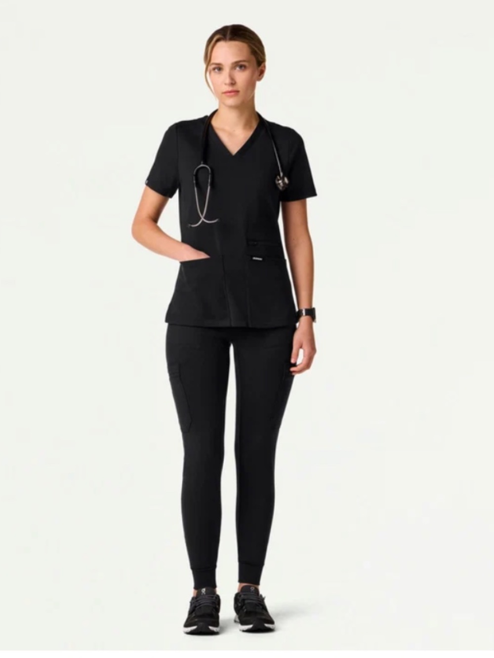 Jaanuu Black scrub set x-small